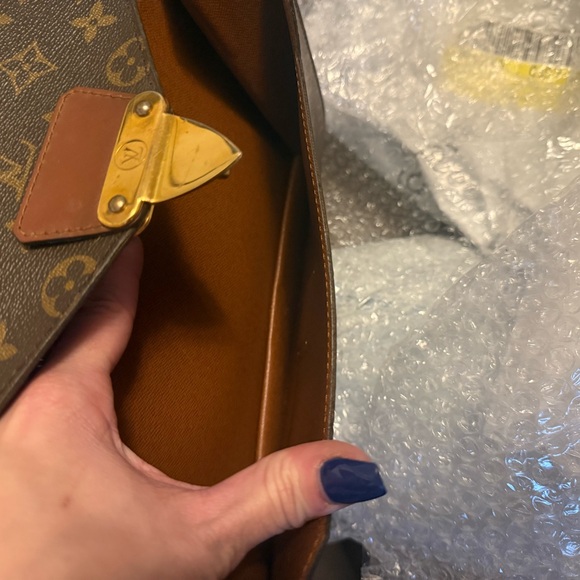 LOUIS VUITTON CONCORDE HANDBAG BRIEFCASE M51190 SR0945 XX21904 with 2 keys - Picture 11 of 16